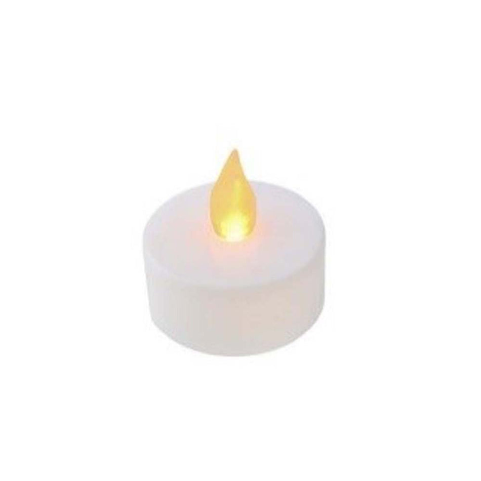 Set of 4 Tealight Candles White