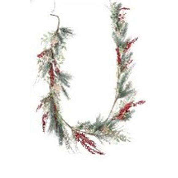 180cm Garland with Berry, Stars, Snowflakes and Bells | 19438