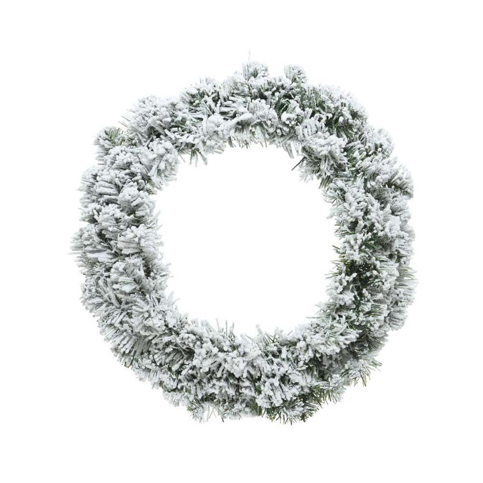 Imperial Snowy Wreath13x50cm Indoor/ Outdoor