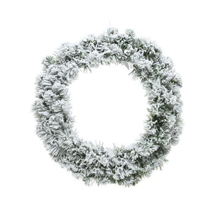 Imperial Snowy Wreath13x50cm Indoor/ Outdoor| 19457A