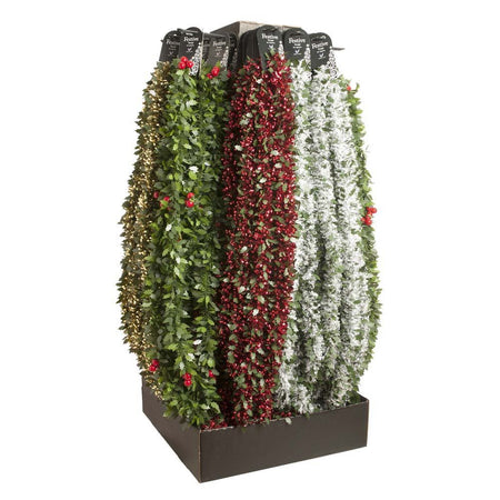 Natural Holly Tinsel Garland 200x10cm