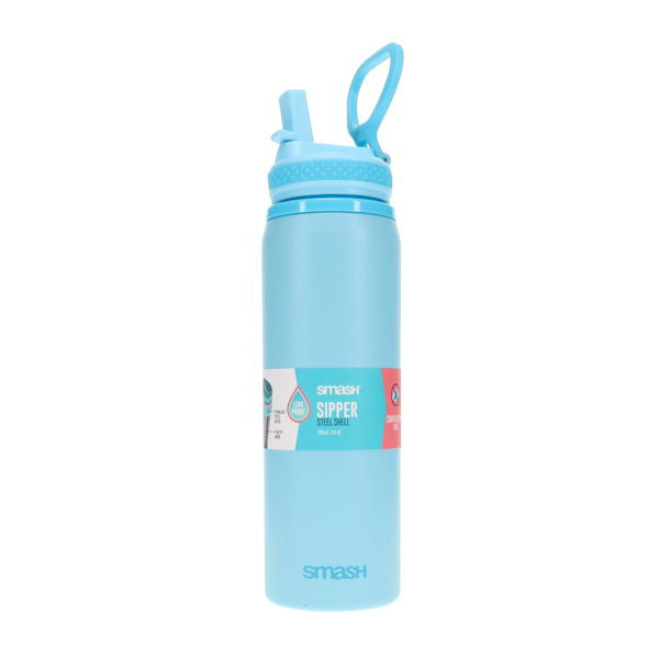 Smash 700ml Steel Shell Bottle - Blue