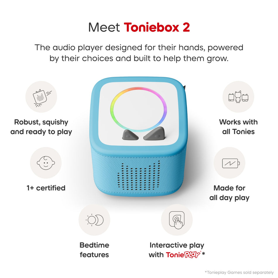 Tonies Toniebox 2 Sky Blue Starter Set