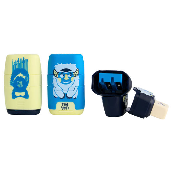 Milan Compact Yeti Twin Hole Sharpener & Eraser