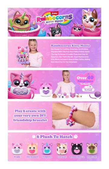 Rainbocorns Eggzania S2 Plush