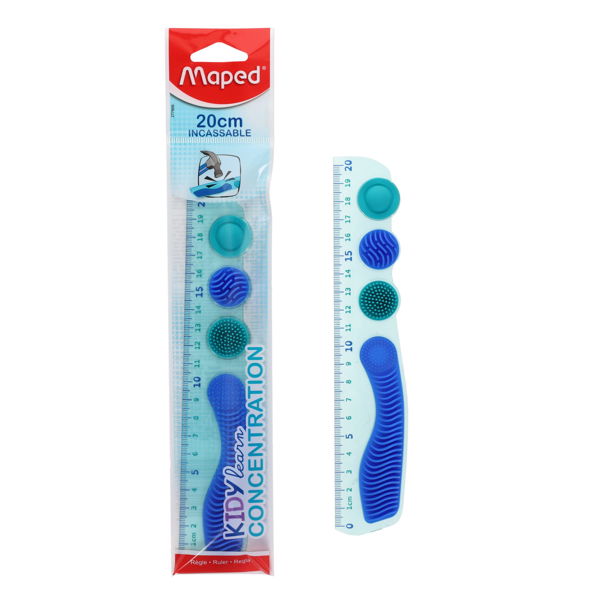 Maped 20cm Kidy Learn Concentration Ruler