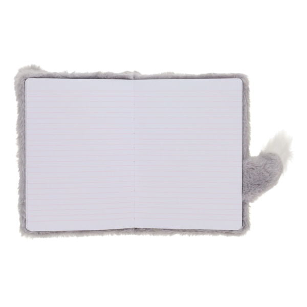 I Love Stationery A5 128pg Furry Friends Notebook - Aurora