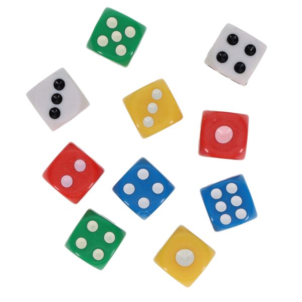 Clever Kidz Pkt.10 Assorted Dice