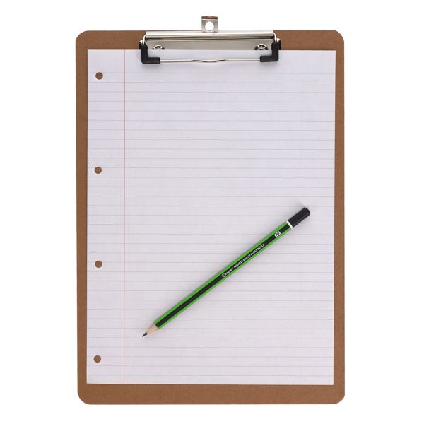 Concept 9''X12.5'' Wooden Clipboard