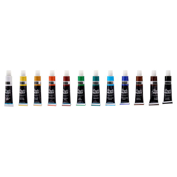 Icon Pkt.12 12ml Acrylic Paints