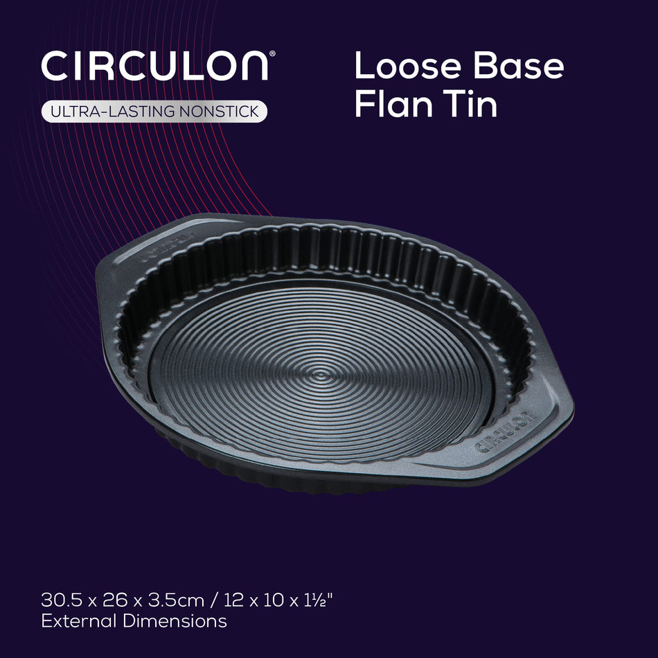 Circulon Ultimum Loose Based Flan Tin