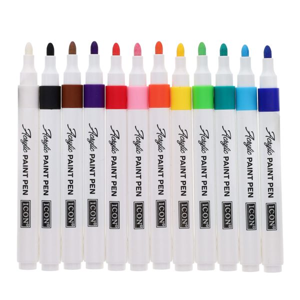 Icon Pkt.12 Acrylic Paint Pens
