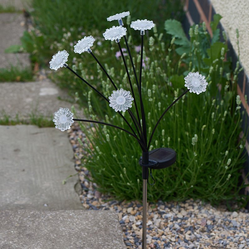 8 Stem FloraLights Warm White Stake Light