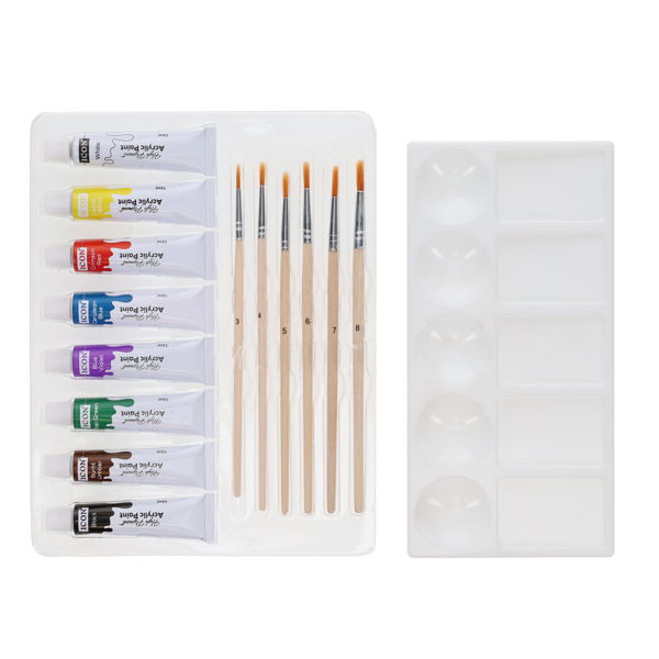 Icon Set 18 Essential Starter Acrylic Paint Kit