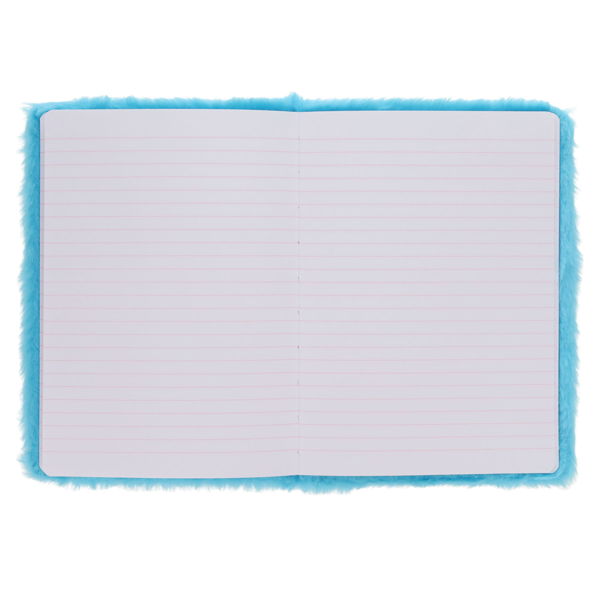 I Love Stationery A5 128pg Furry Friends Notebook - Azure