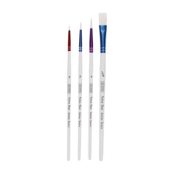Icon Pkt.4 Brush Set - Albino