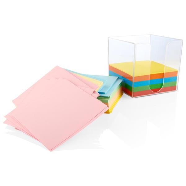Concept Multicolour Memo Block In PVC Box