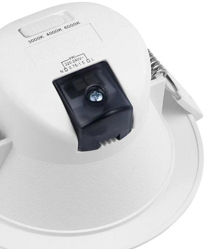 Evolec 6W Dimmable Downlighter IP44 6W Colour Changing White