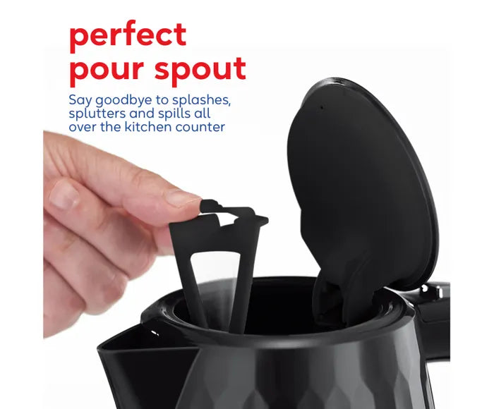 Russell Hobbs Honeycomb Kettle Black