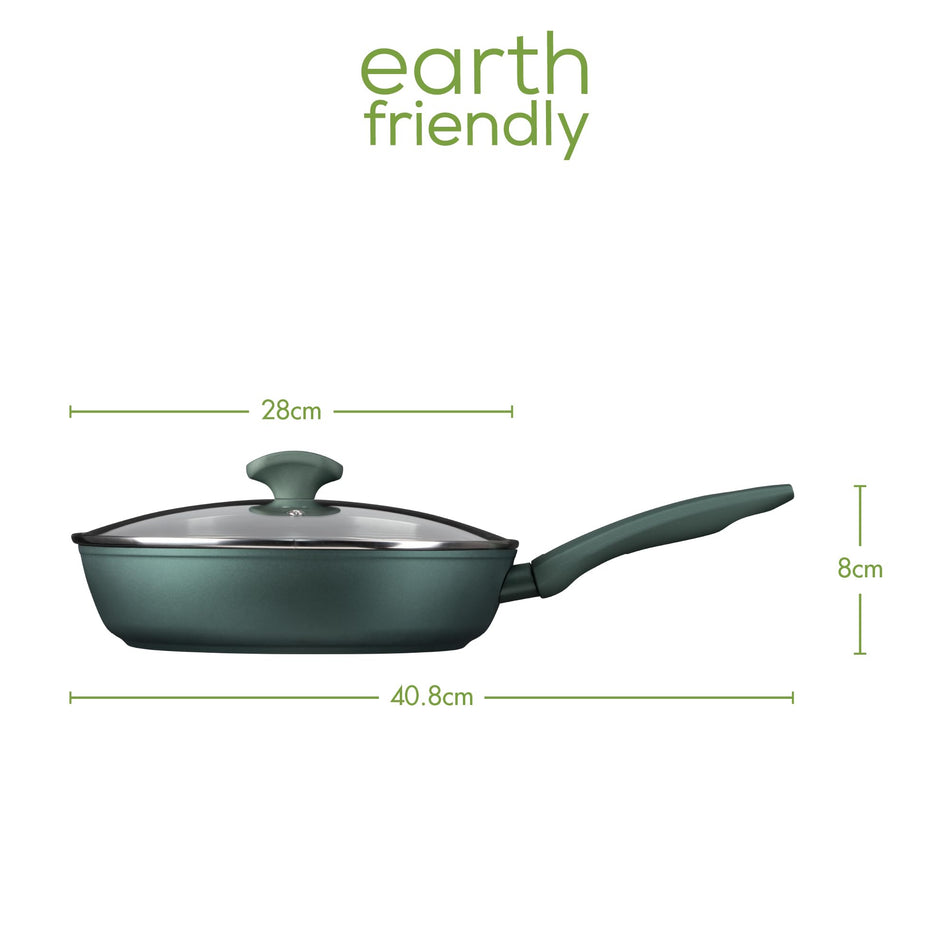 Prestige Earth Friendly: Covered Saute Pan 28cm