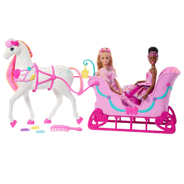 Barbie Nutcracker Land Of Sweets Horse & Sled