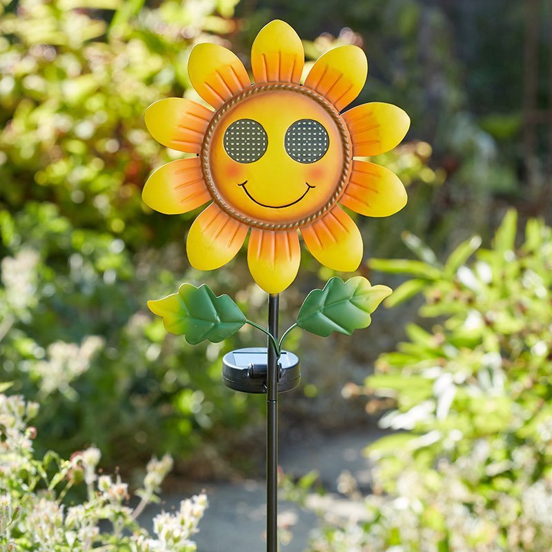 Smilin Sunflower Stake Light