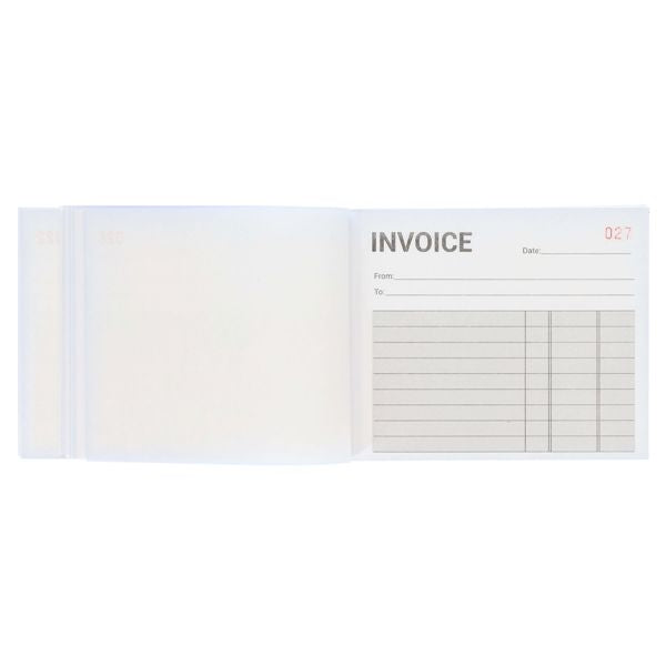 Concept 100pg 4''X5'' Carbonless Invoice Duplicate Book