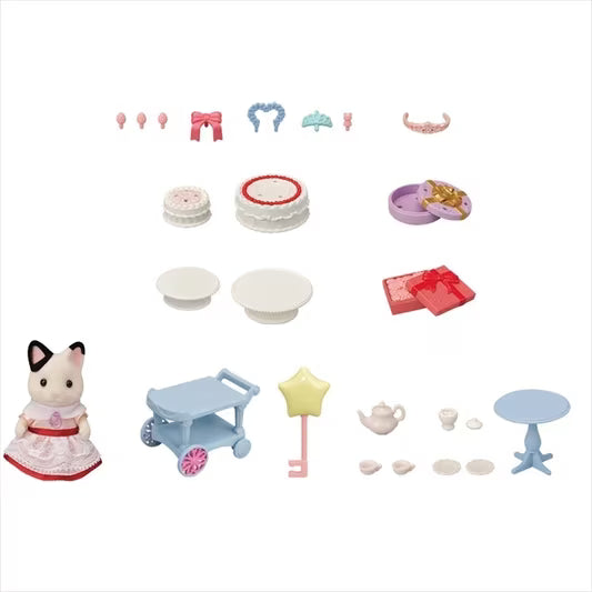 Party Time Tuxedo Cat Girl Sylvanians