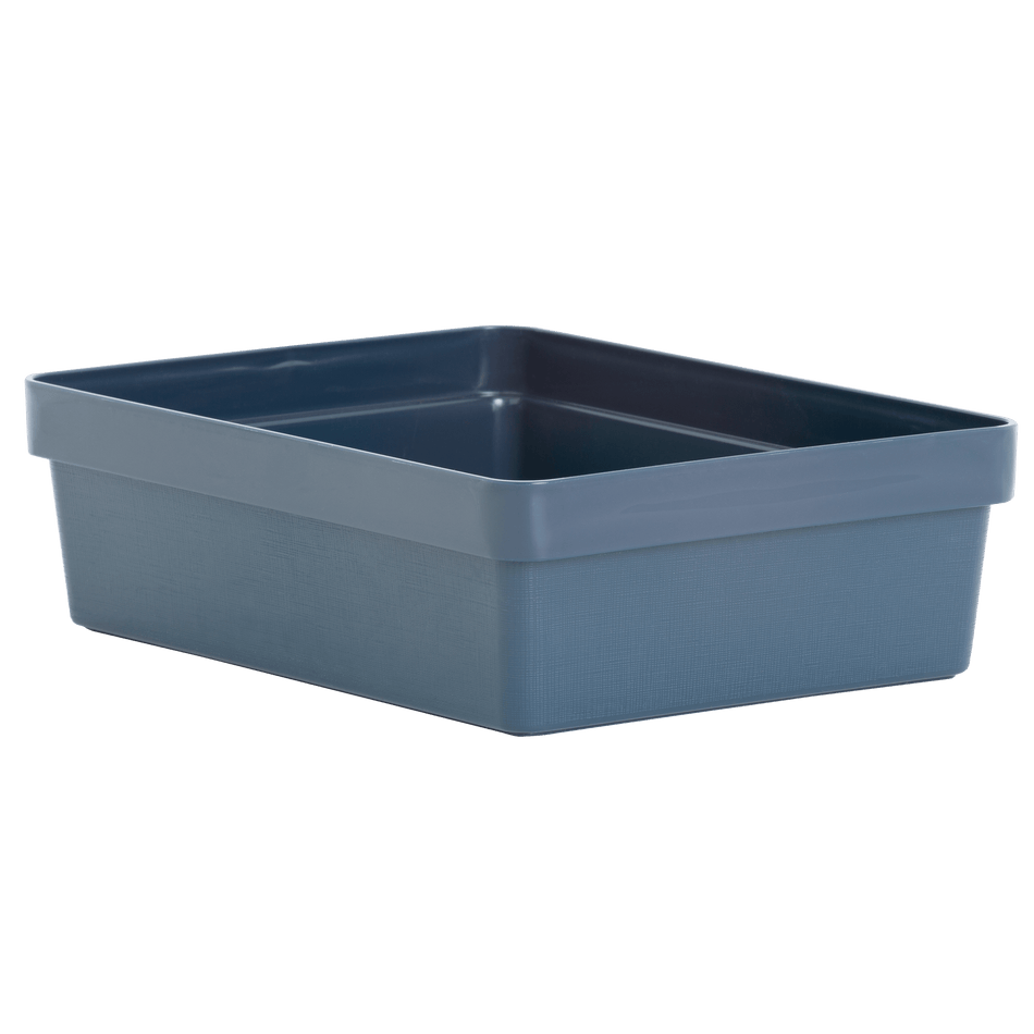 Studio Linen Utility Basket Navy