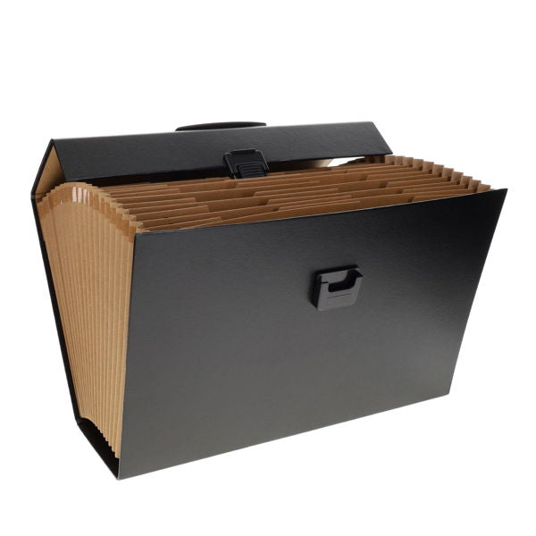 Concept 19 Pocket FC Expanding File - Black
