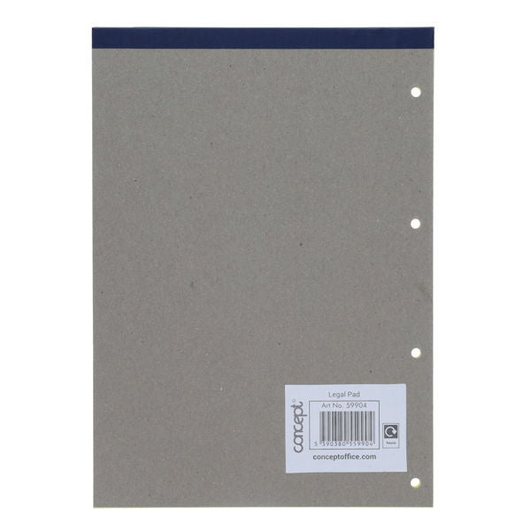 Concept A4 Legal Pad 50 Sheets