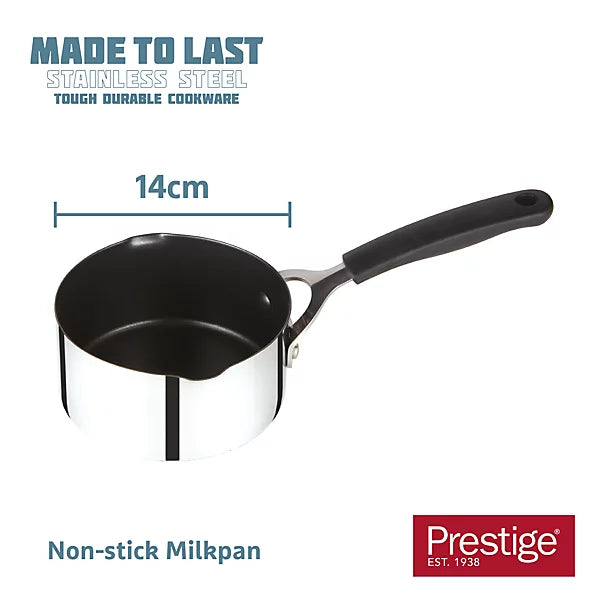 Prestige Made to Last 14cm Non Stick Milkpan