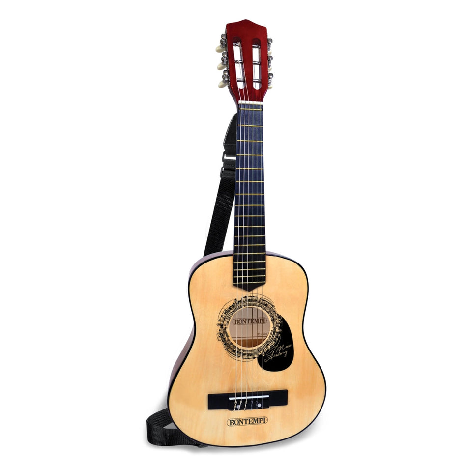 Bontempi Classic Wooden Guitar with Shoulder Strap (L. 75 cm)