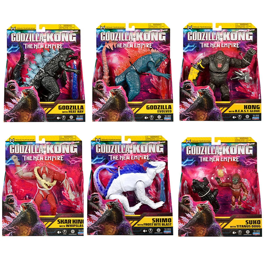 Godzilla x Kong 6" Basic Figures Assorted