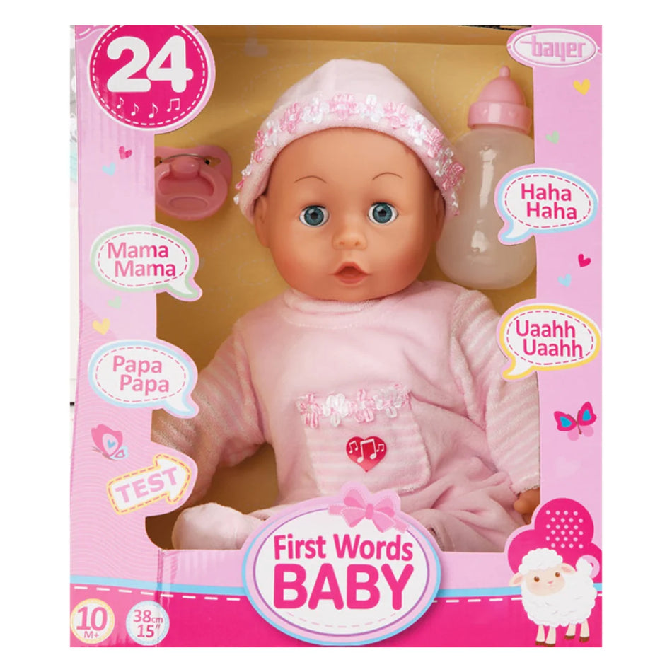 Bayer 38cm First Words Baby with Sound