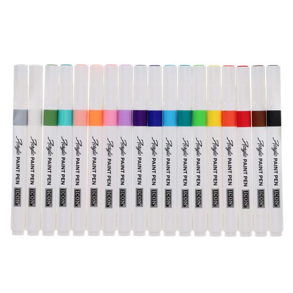 Icon Pkt.18 Acrylic Paint Pens