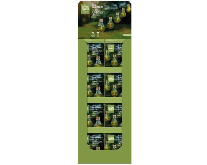 10 Bulb Solar Warm White Filament