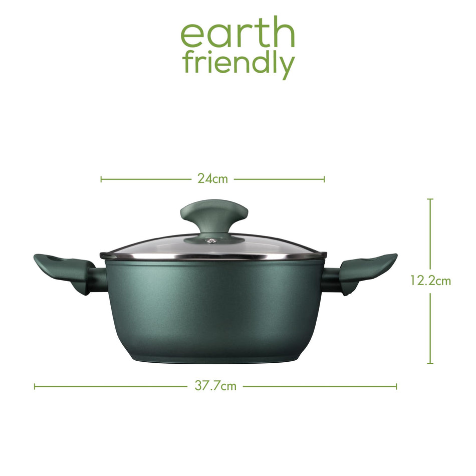 Prestige Earth Friendly: Covered Stockpot Pan 24cm