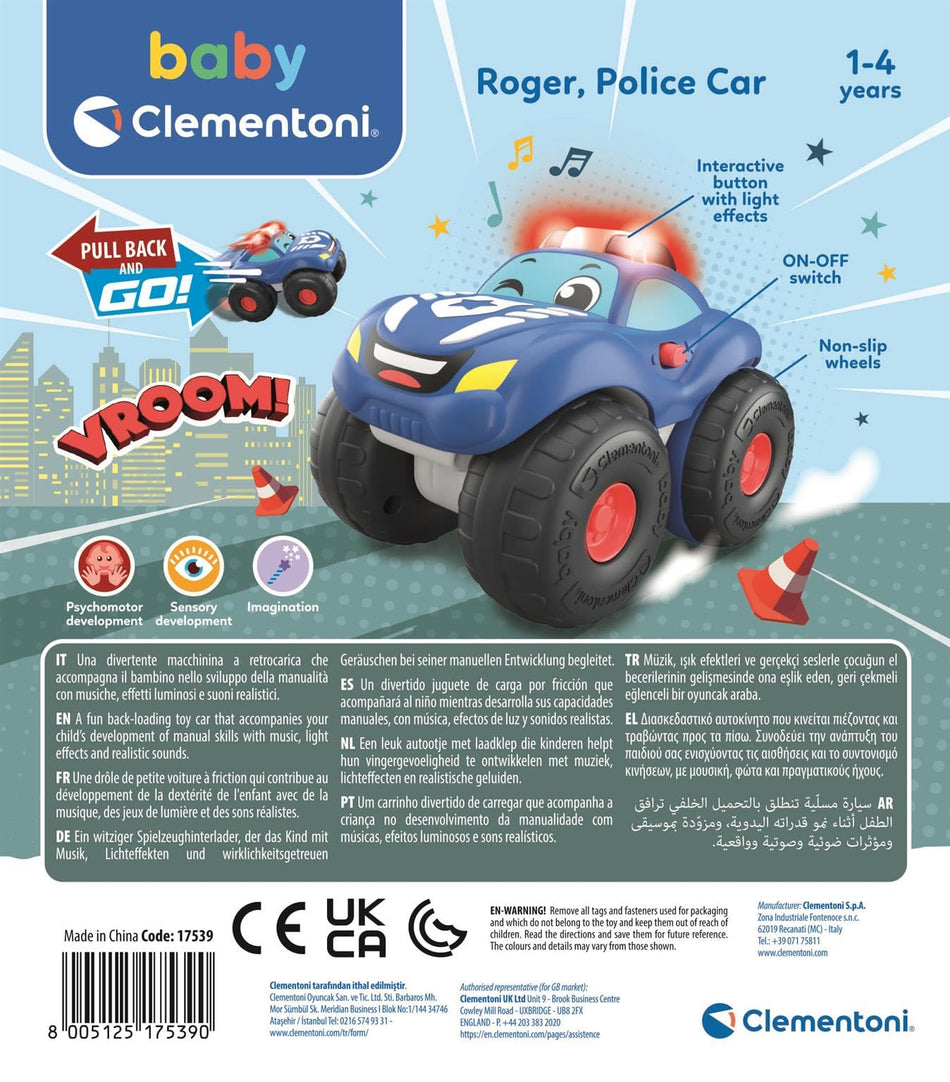 Roger Police Car Clementoni