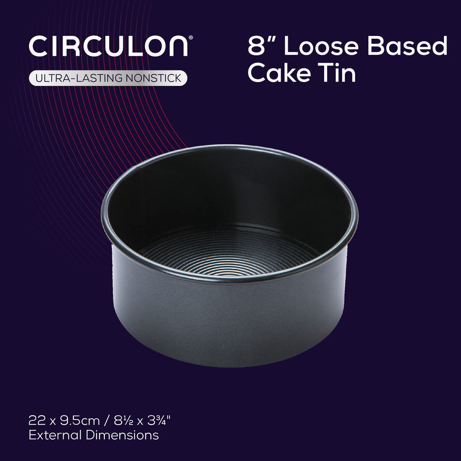 Circulon Ultimum Loose Based Cake Tin 8"