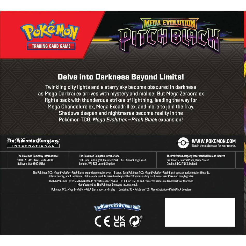 Pokémon TCG: Mega Evolution Pitch Black - Booster