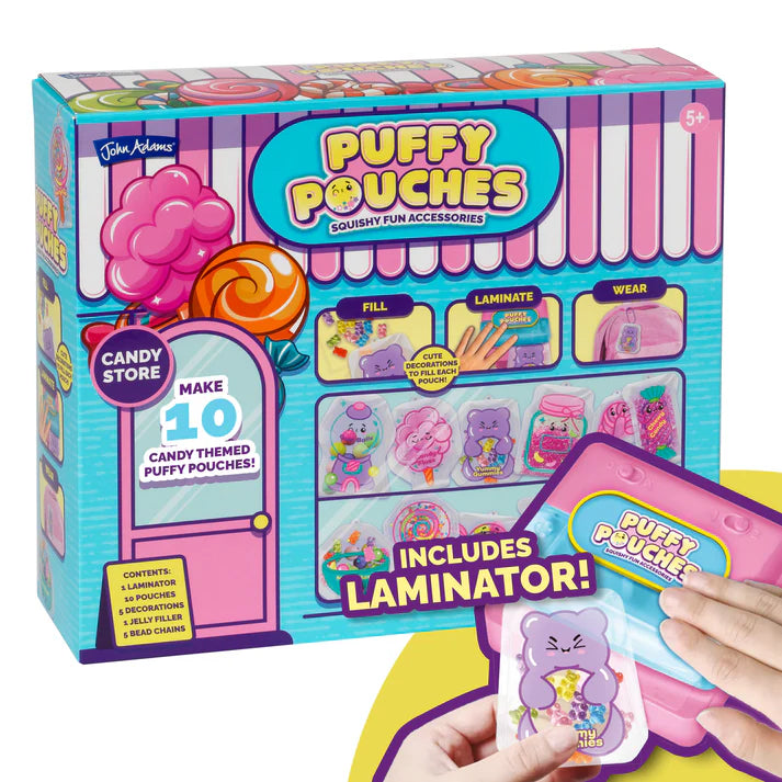 John Adams Puffy Pouches Themed Set Candy Shop