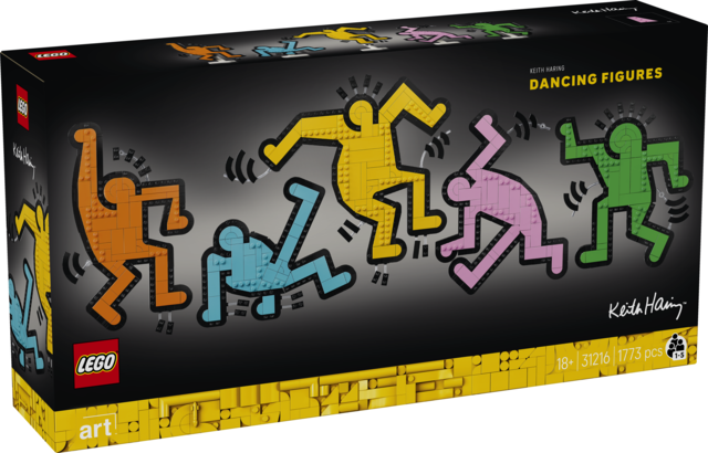 Lego Keith Haring Dancing Figures