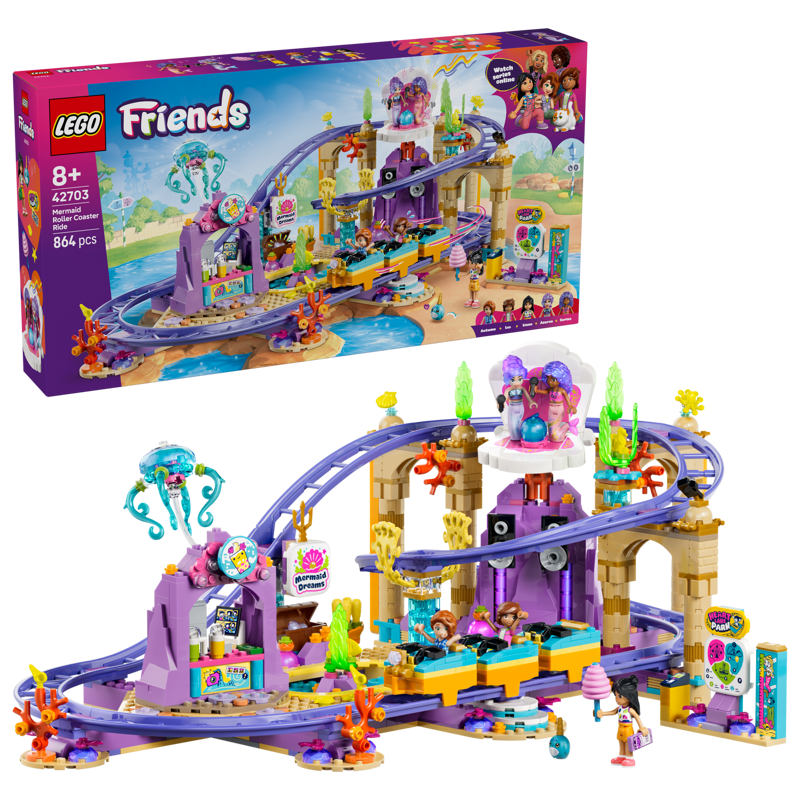 Lego Mermaid Roller Coaster