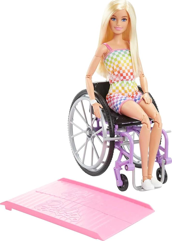 Barbie Style Fashionista Wheelchair, Ramp & Doll Blonde