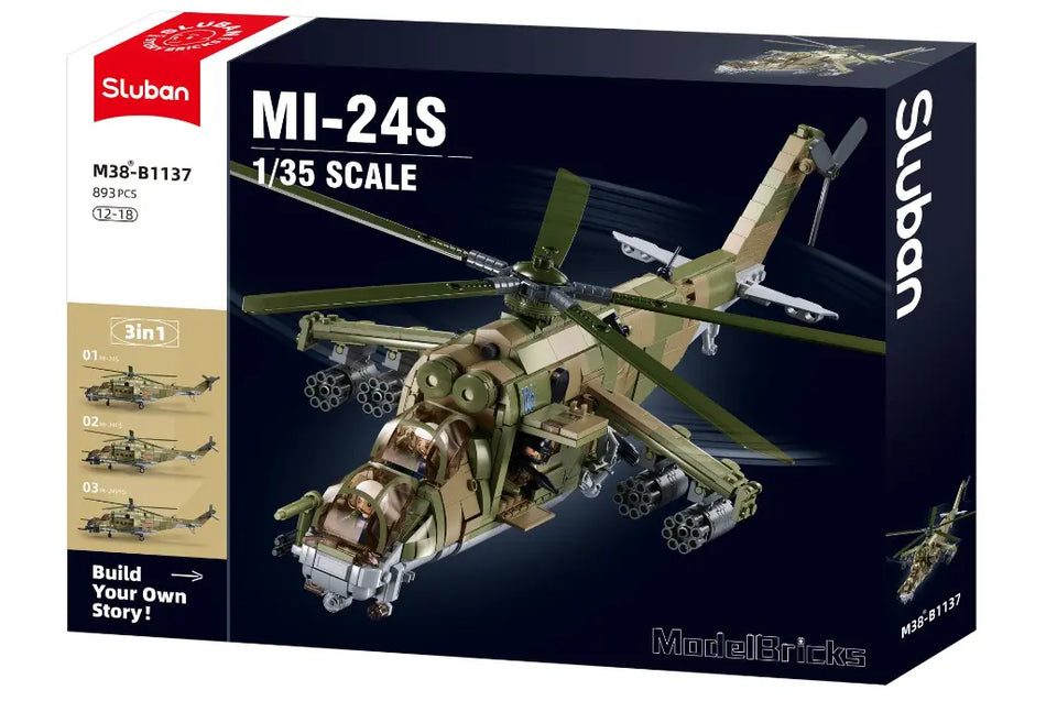 Sluban MI-24S Gunship 3-in-1 1:35 1137