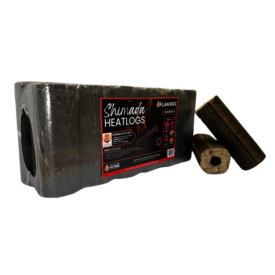 Flamers Shimada Heat Logs 12 Pack