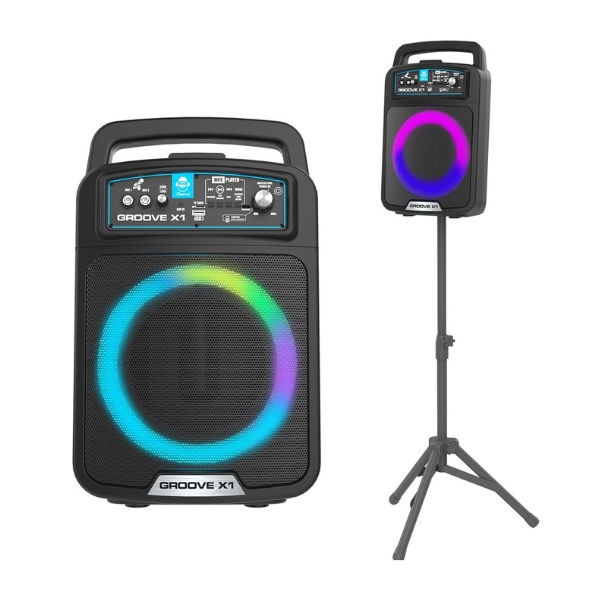 I-Dance Portable Karaoke Speaker on Stand