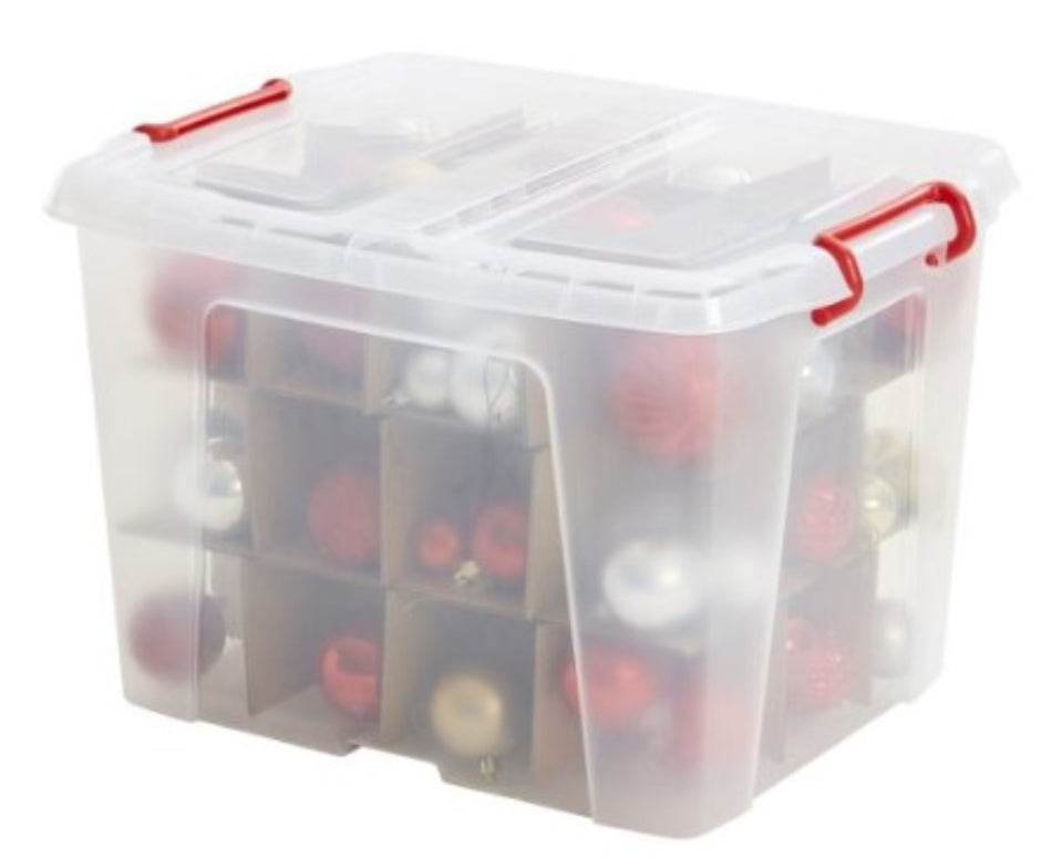 Christmas Bauble Box with 36 Dividers 40ltr.