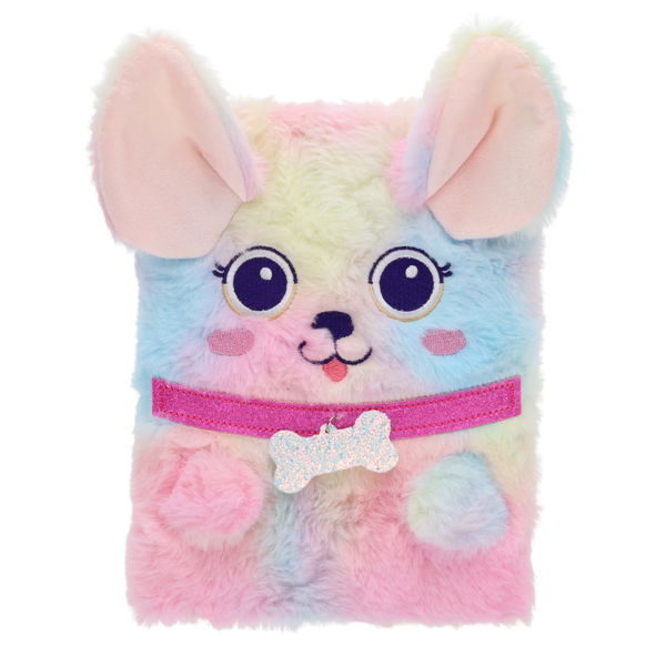 I Love Stationery A5 128pg Furry Friends Notebook - Marshmallow